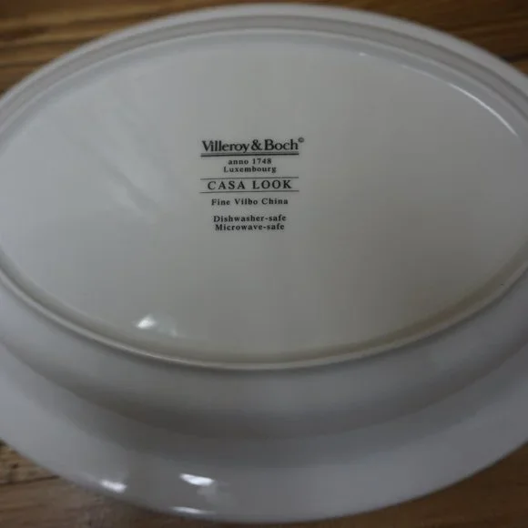 Villeroy & Boch Oval Vegetable Bowl, 10 inch, STUNNING PRISTINE CONDITION*** - Picture 3 of 3